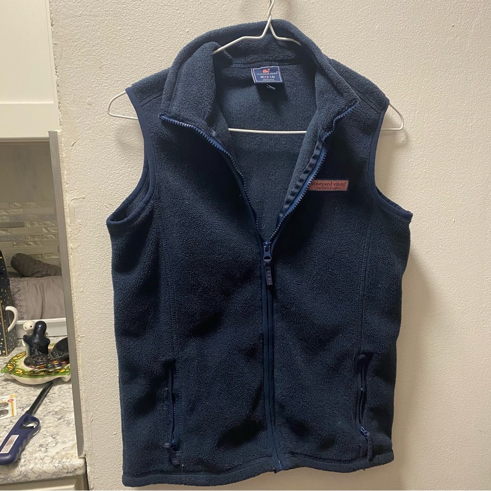 vineyard vines navy vest